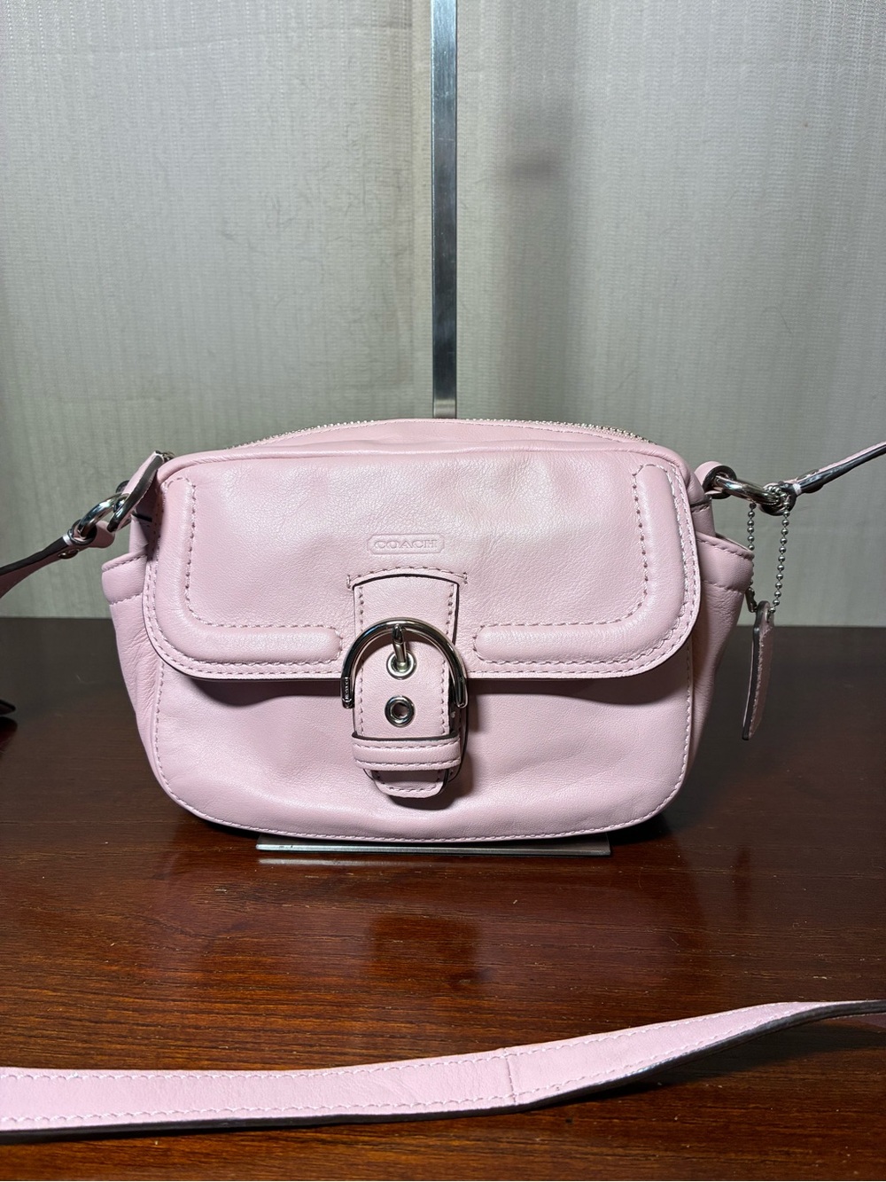 Coach Campbell Leather Camera Bag